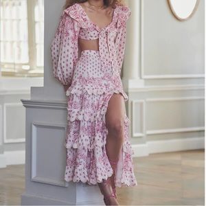 Hemant & Nandita Suki Linen Two Piece Set Small Medium